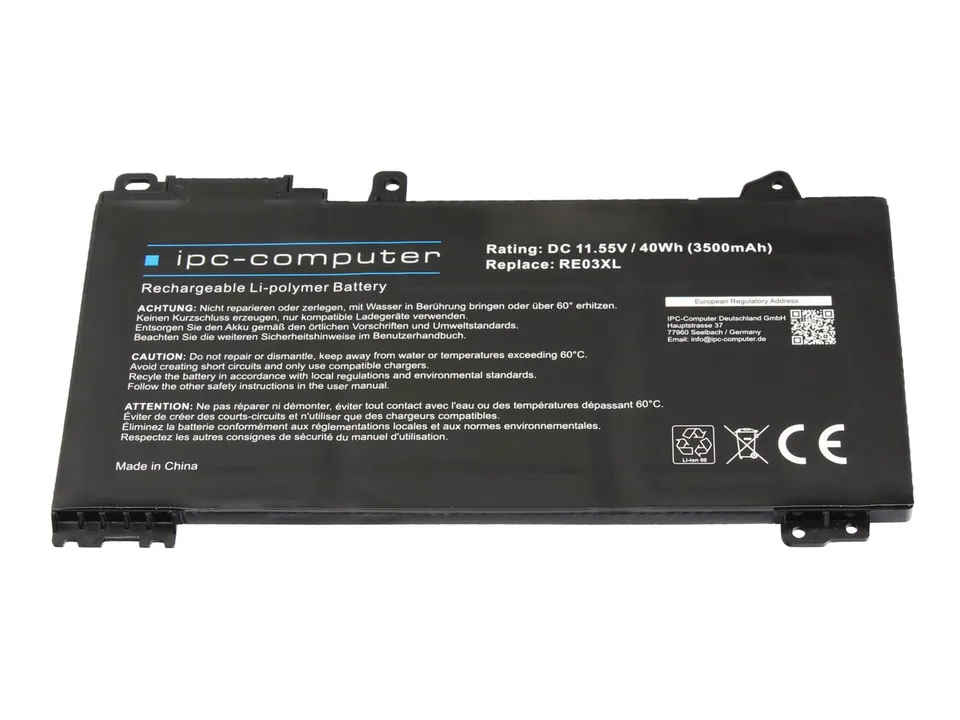 IPC-Computer L32407-2C1 Notebook Akku 40Wh schwarz