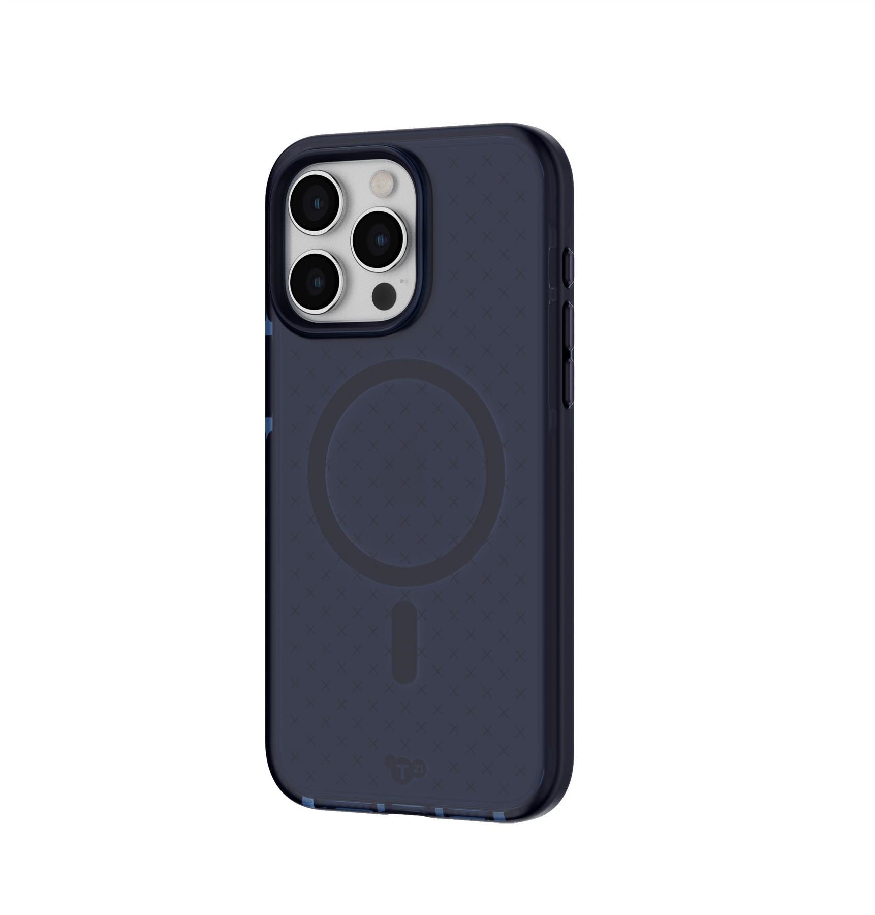 Tech21 Evo Check iPhone 15 Pro Max Hülle Midnight Blue MagSafe