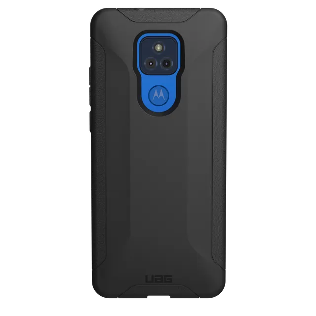 UAG Scout Moto G Play 2021 Hülle griffig schwarz