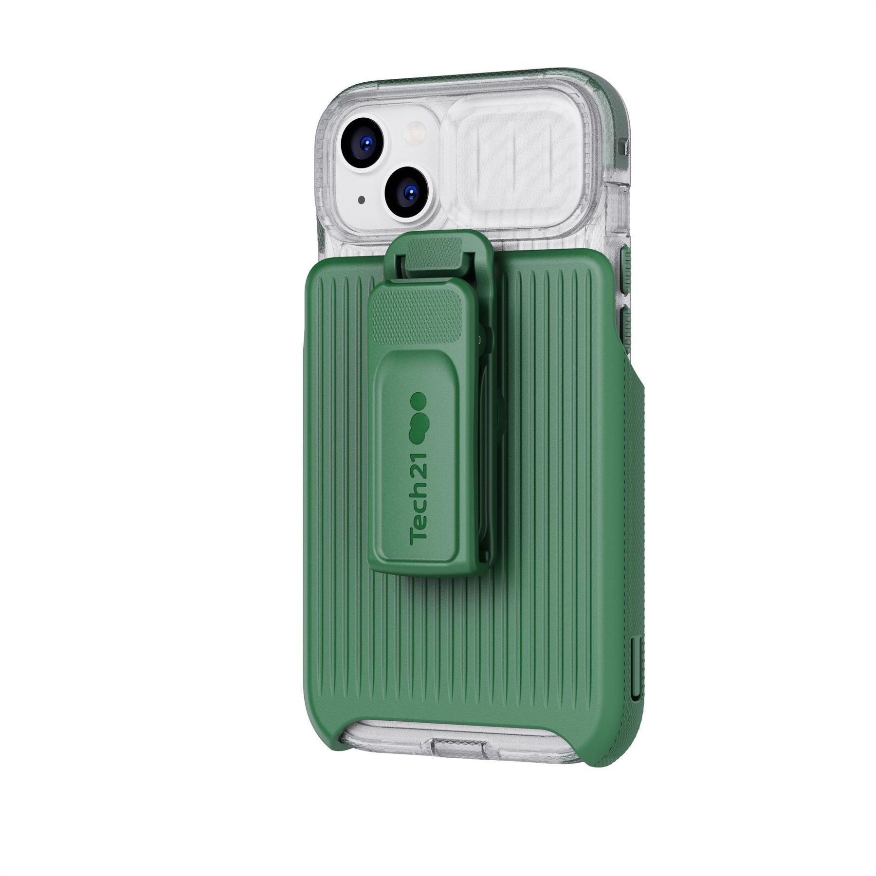 Tech21 EvoMax iPhone 14 Plus Hülle Frosted Green MagSafe