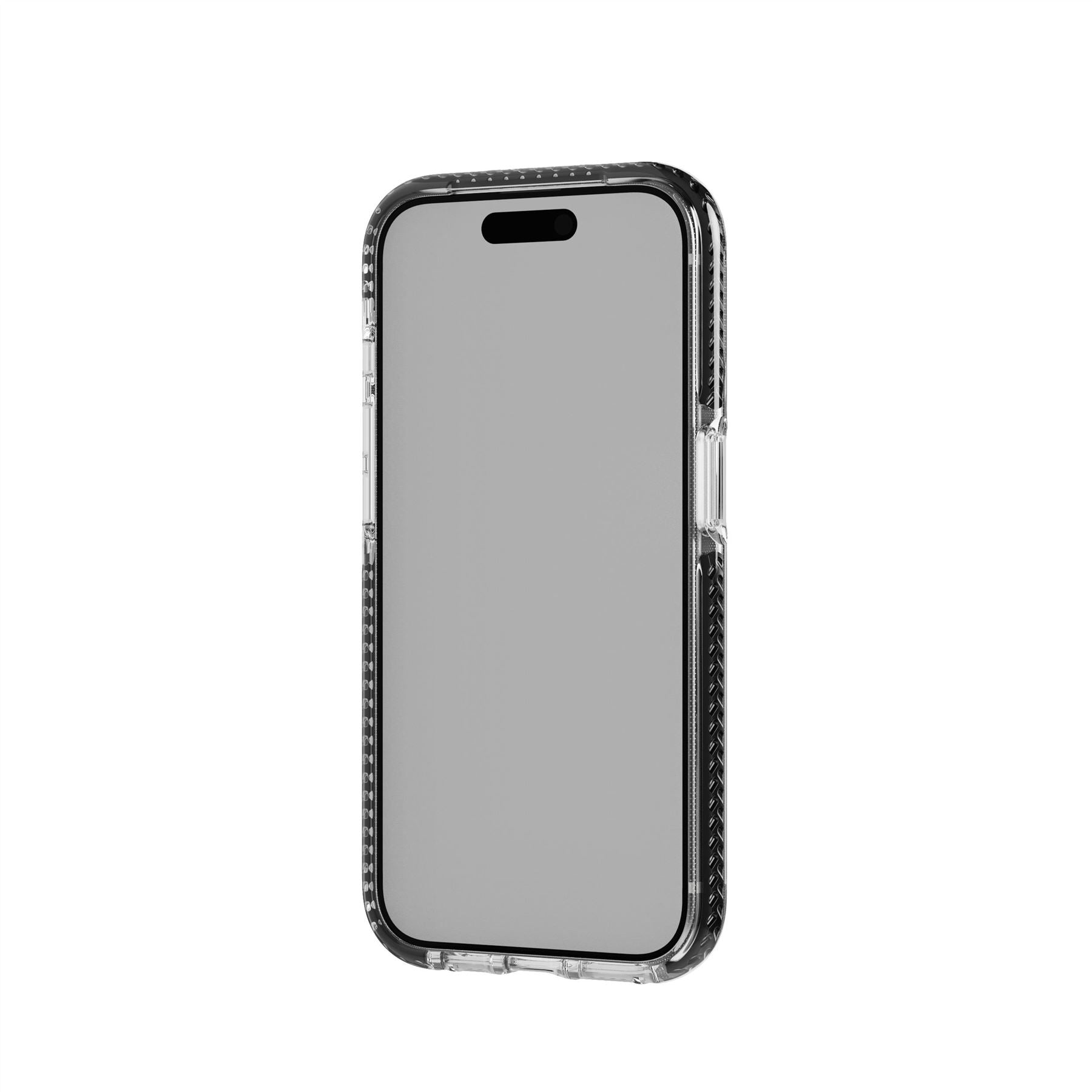 Tech21 EvoCrystal iPhone 15 Pro Hülle MagSafe Graphit Schwarz