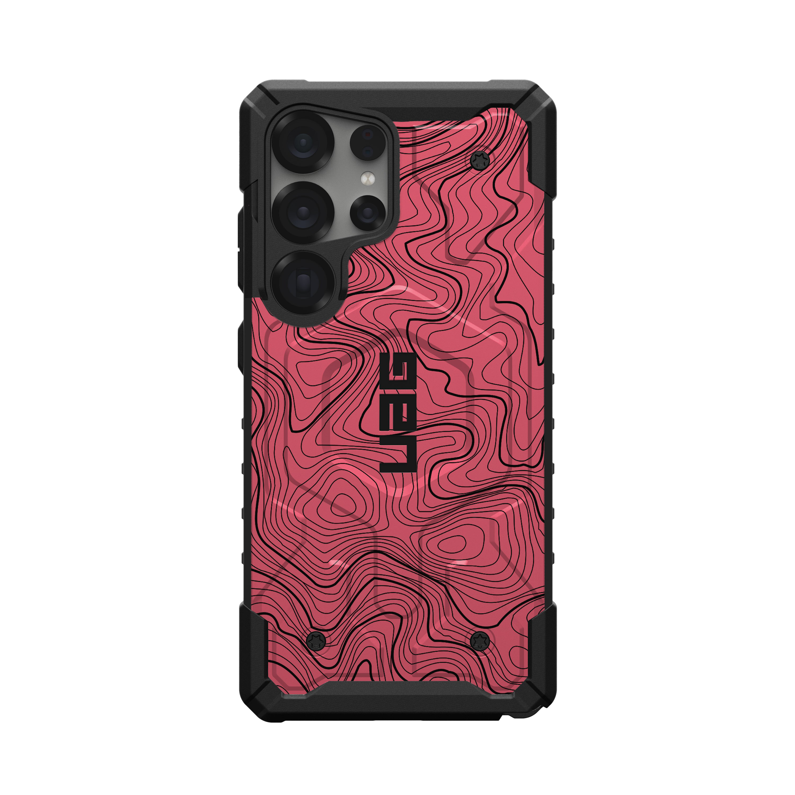 UAG Pathfinder Galaxy S26 Ultra Hülle Pink Topography 2