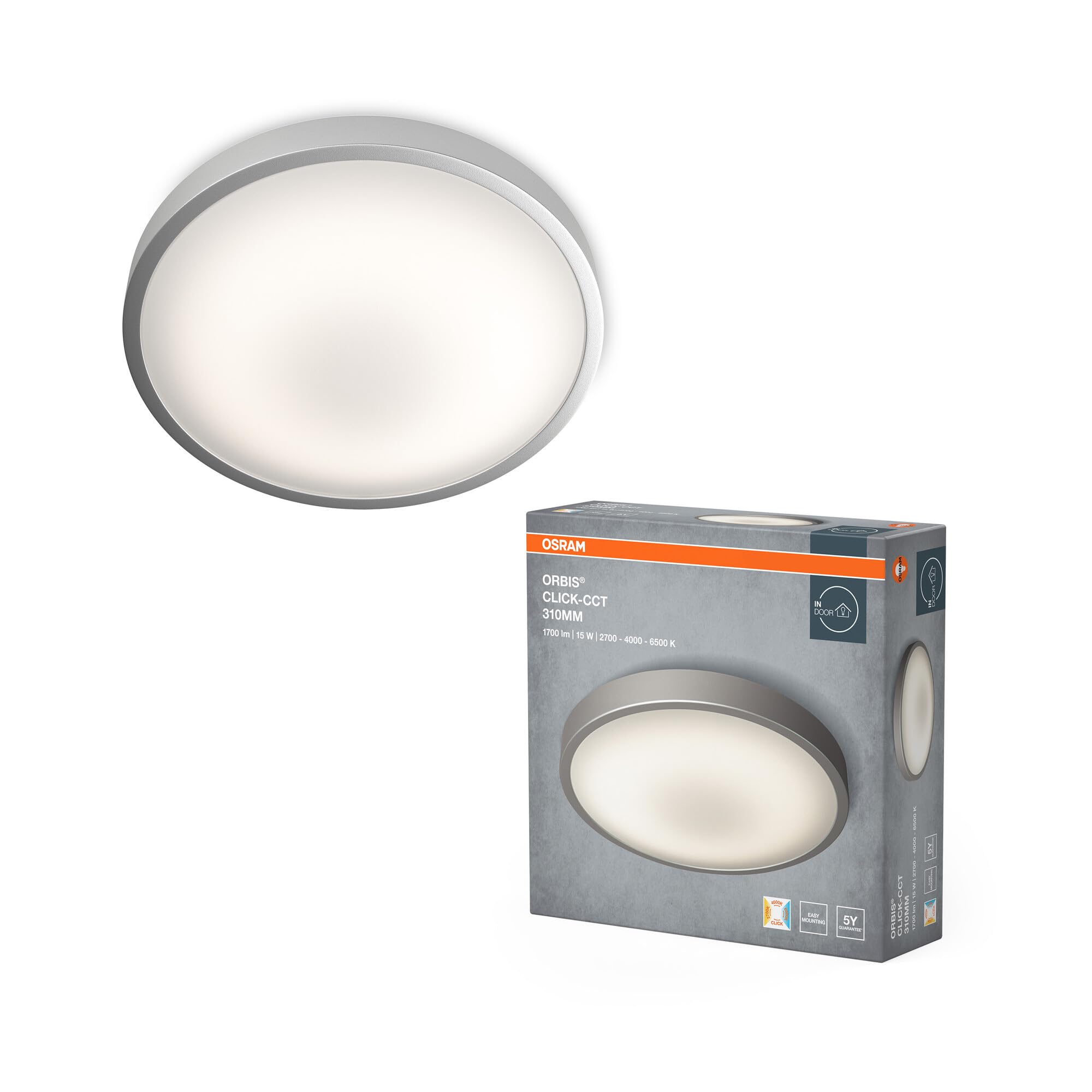 OSRAM SMART+ Orbis Pure LED-Deckenleuchte 300mm 15,5W weiß