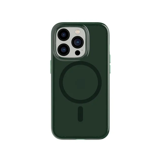 Tech21 Evo Tint iPhone 14 Pro Handyhülle Grün MagSafe