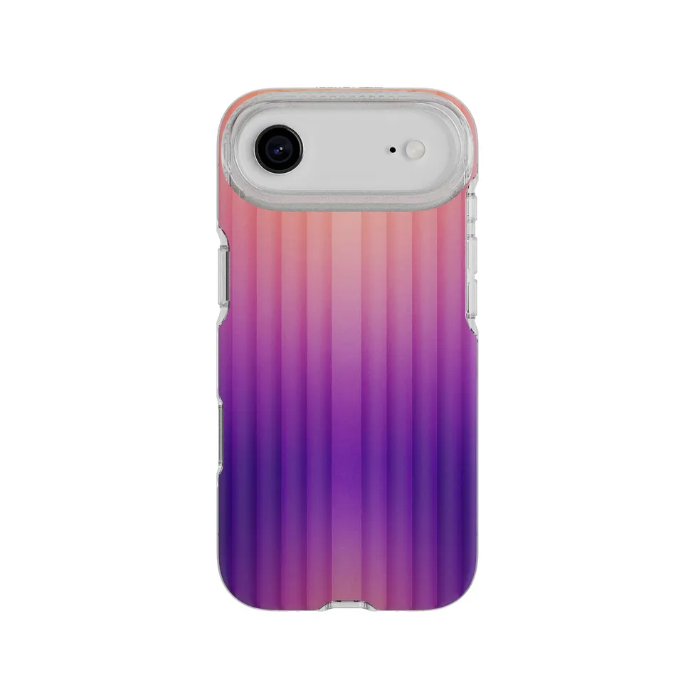 Tech21 FlexQuartz iPhone Air Handyhülle MagSafe Ombre Purple stoßfest