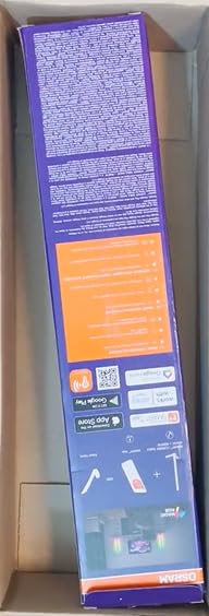 OSRAM SMART+ Corner Table Tischleuchte 40cm silber RGB