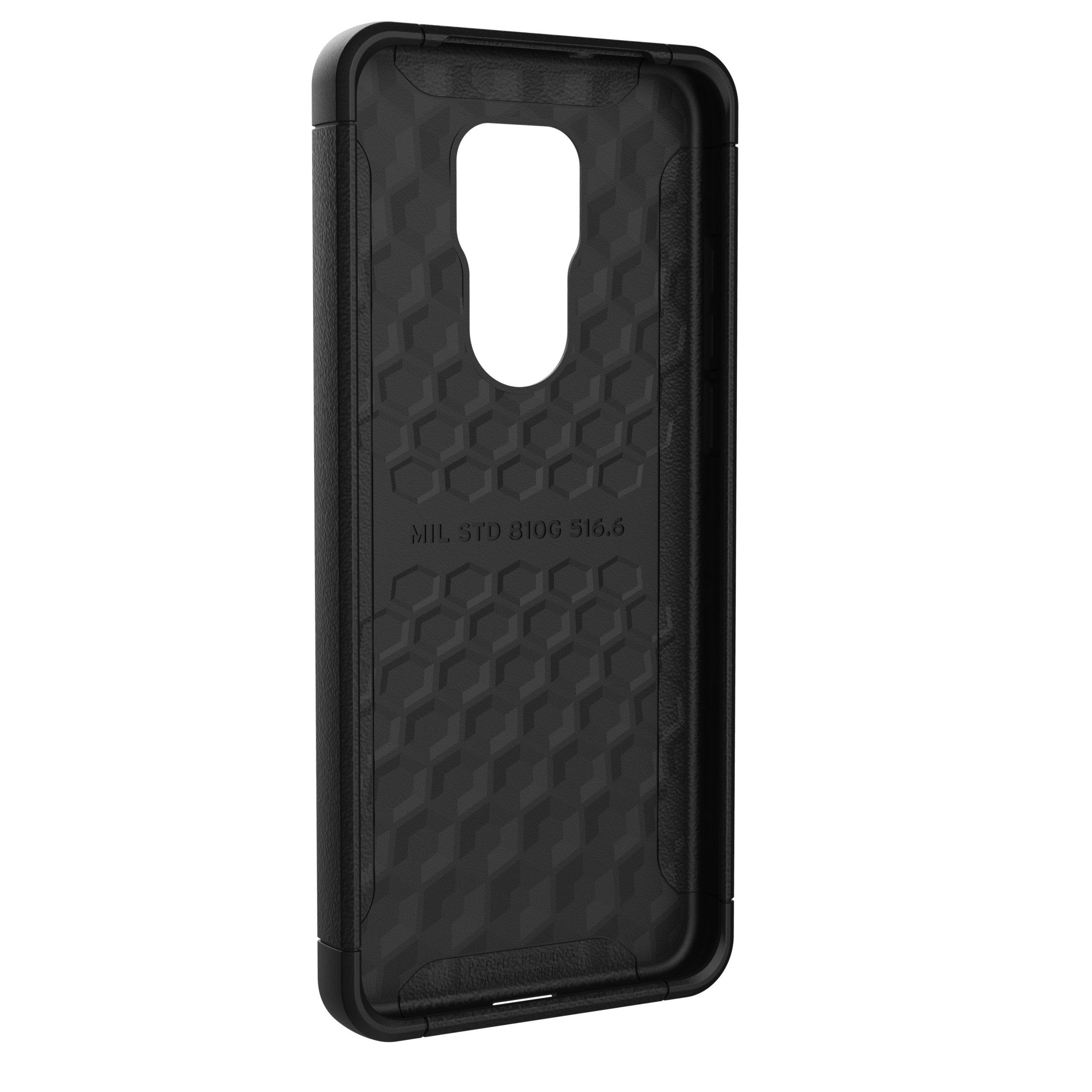 UAG Scout Moto G Play 2021 Hülle griffig schwarz