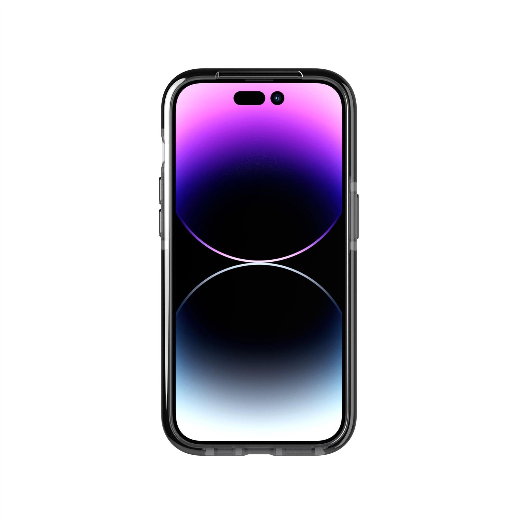 Tech21 EvoCheck iPhone 14 Pro Hülle Smokey Black MagSafe