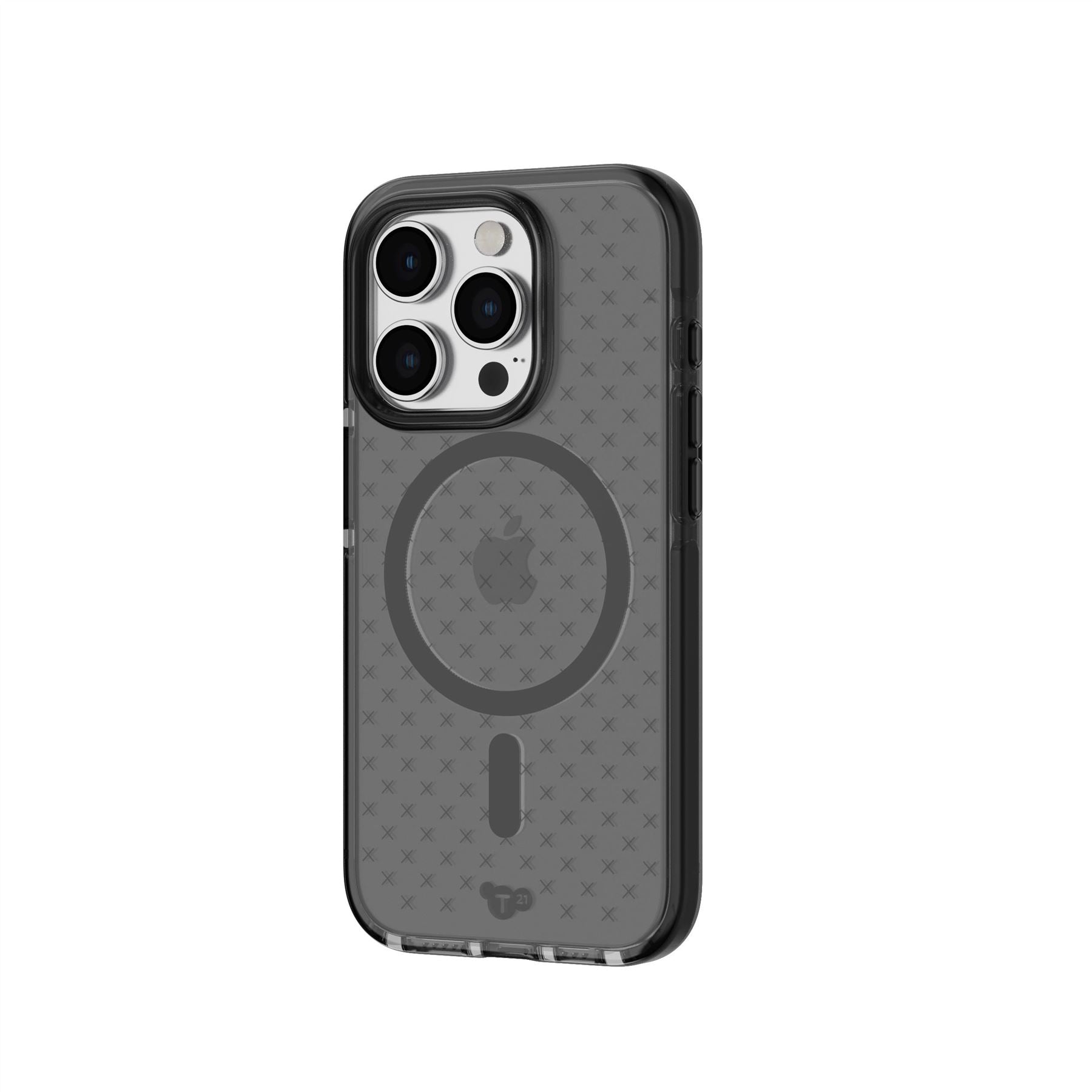 Tech21 Evo Check iPhone 15 Pro Hülle Smokey Black MagSafe
