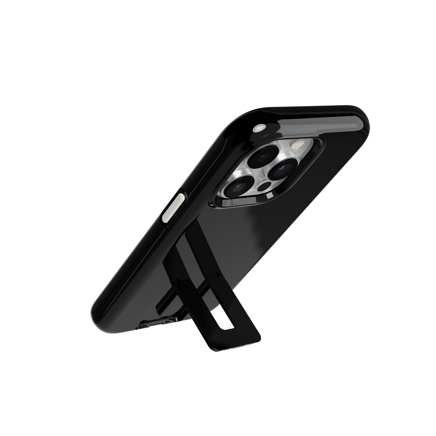 Tech21 EvoCrystal Kick iPhone 14 Pro Hülle Obsidian Black MagSafe