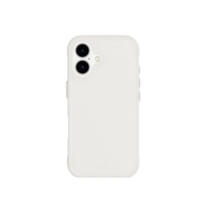 Tech21 EvoArmor iPhone 16 Handyhülle Cream MagSafe Stoßschutz