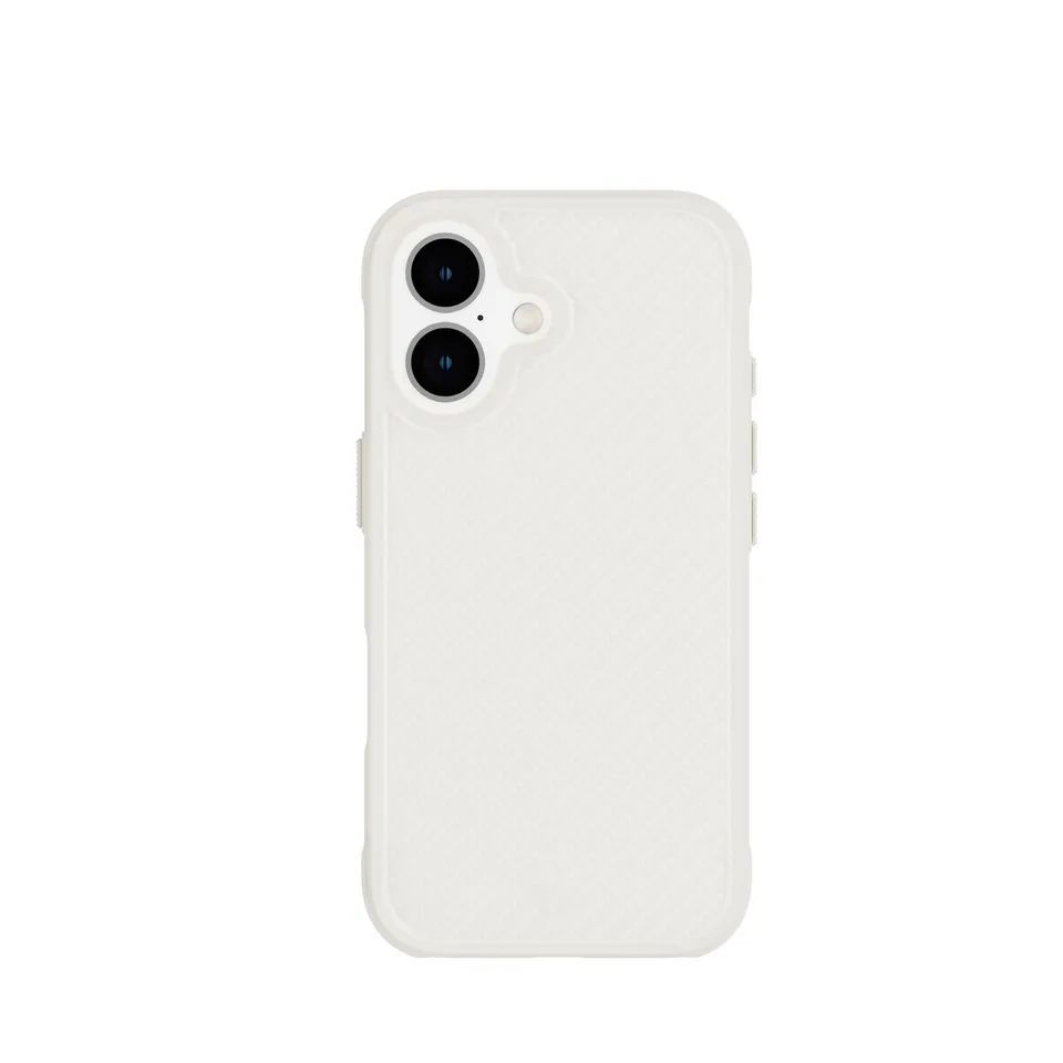 Tech21 EvoArmor iPhone 16 Handyhülle Cream MagSafe Stoßschutz