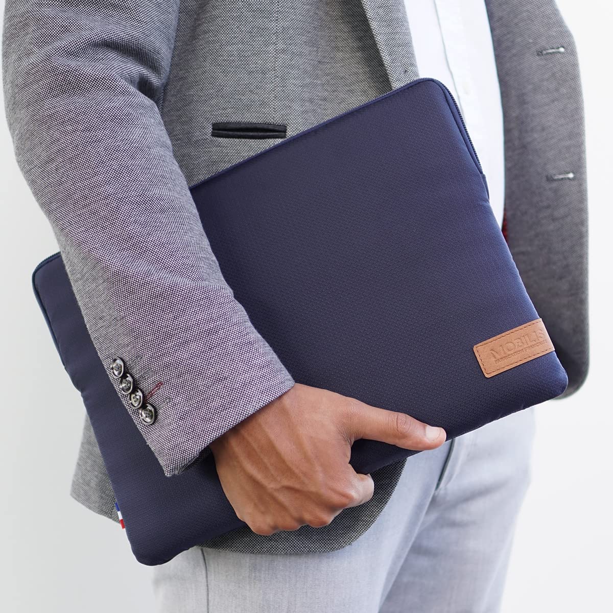Mobilis La Frenchie Laptoptasche 14 Zoll Nachtblau