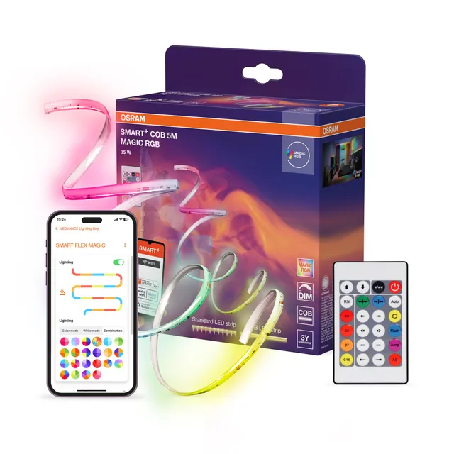 OSRAM SMART+ WIFI COB LED-Streifen 5M Magic RGB 35W