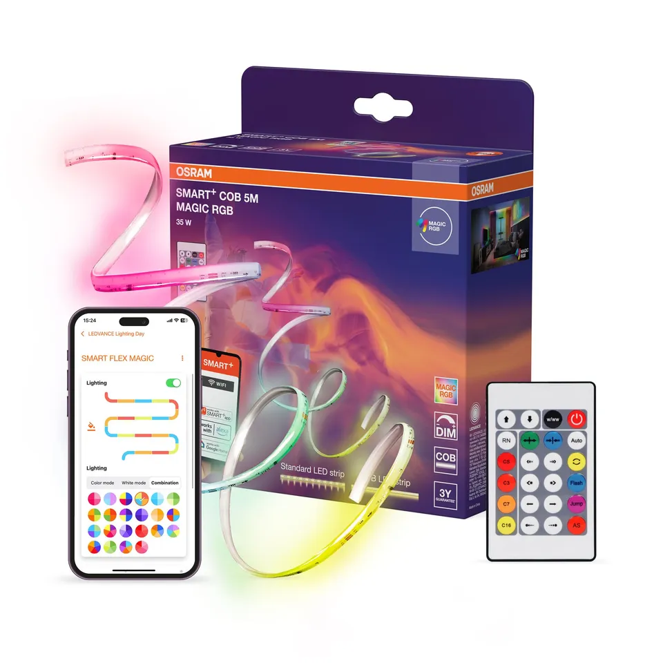 OSRAM SMART+ WIFI COB LED-Streifen 5M Magic RGB 35W
