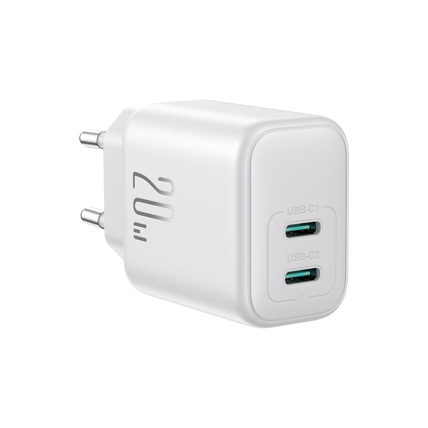 JOYROOM JR-TCF12 20W Dual USB-C Ladegerät weiß