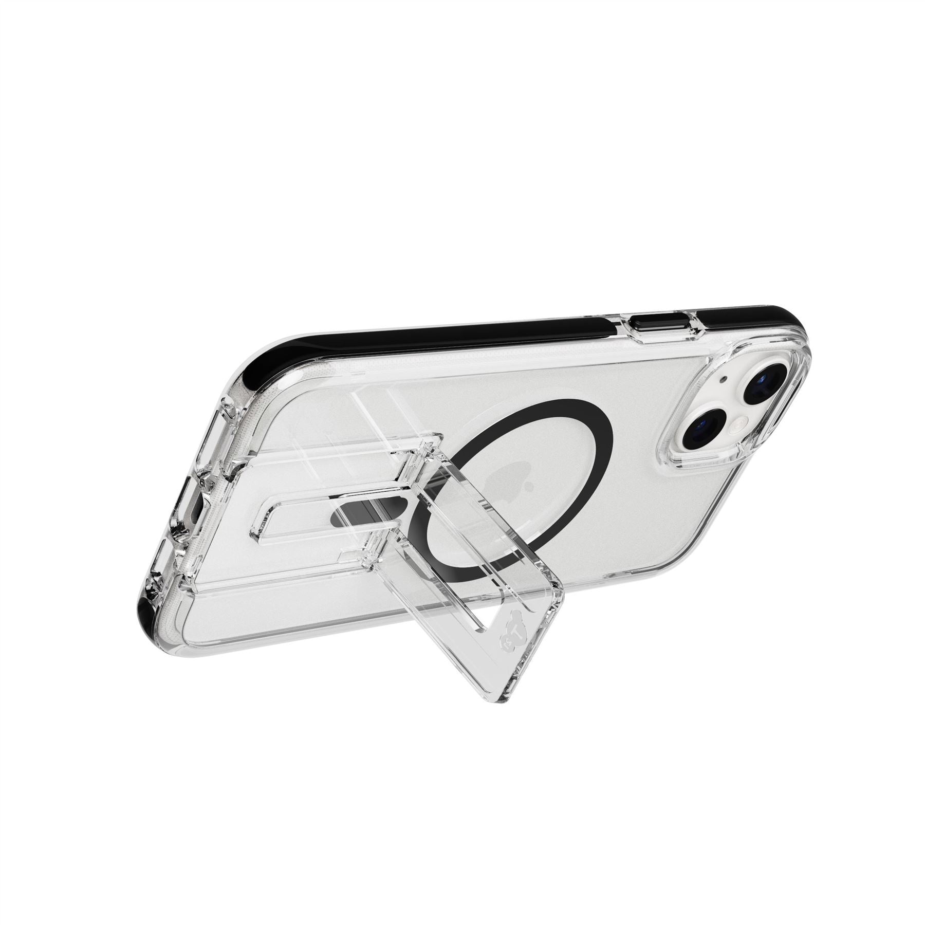 Tech21 EvoCrystal Kick iPhone 15 Plus Hülle Clear Black