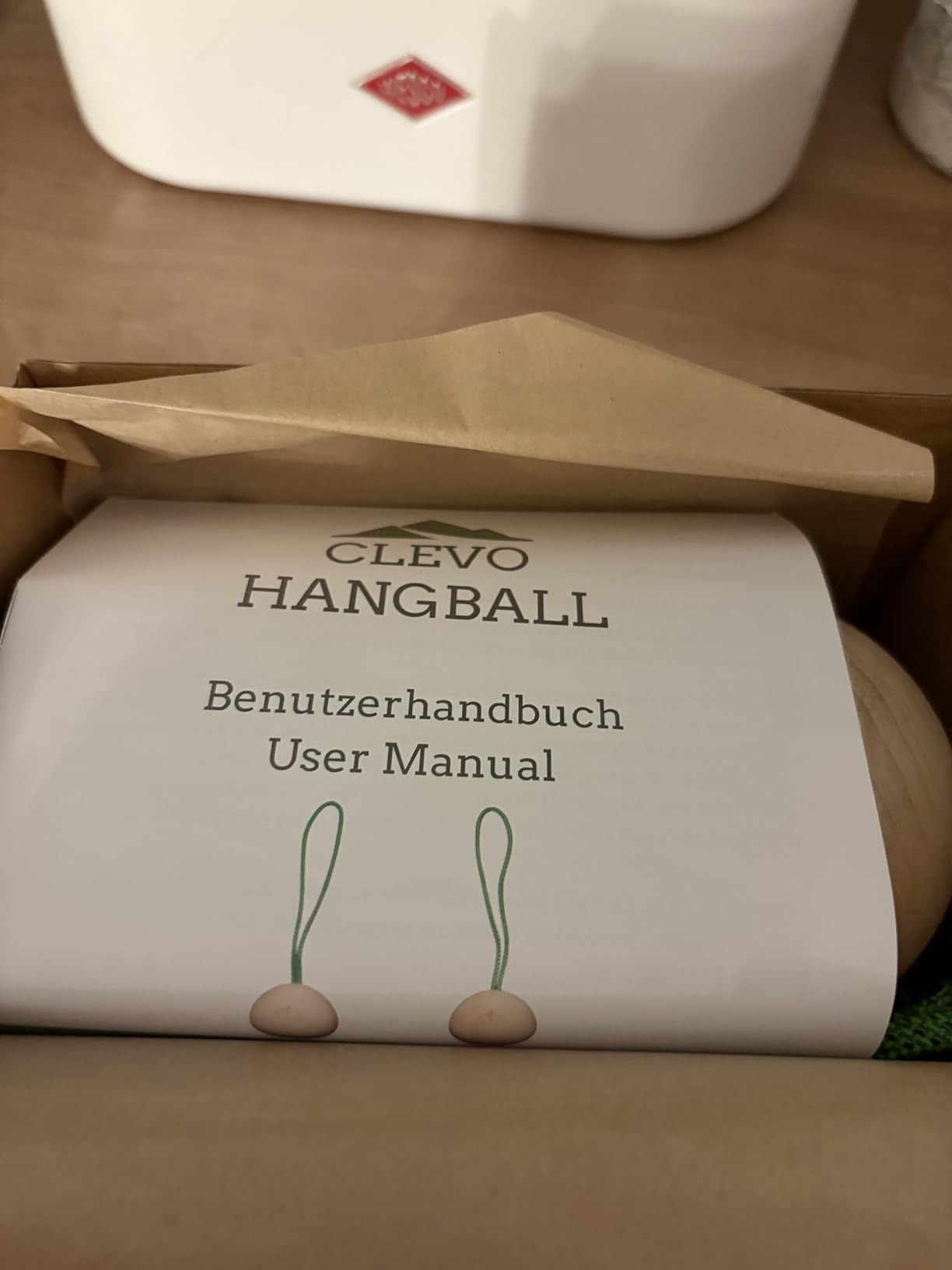 CLEVO Hangball Kletterkugeln Holz Griffkraft-Trainer Boulder