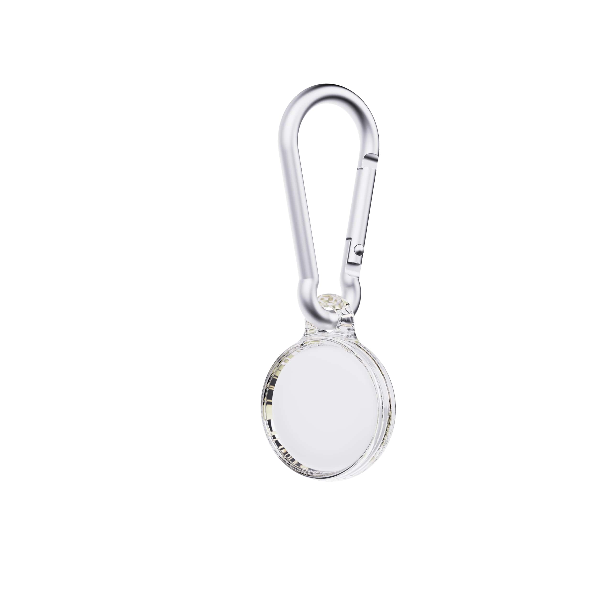 Tech21 EvoArt AirTag Hülle Lunar Snake Gold mit Karabiner