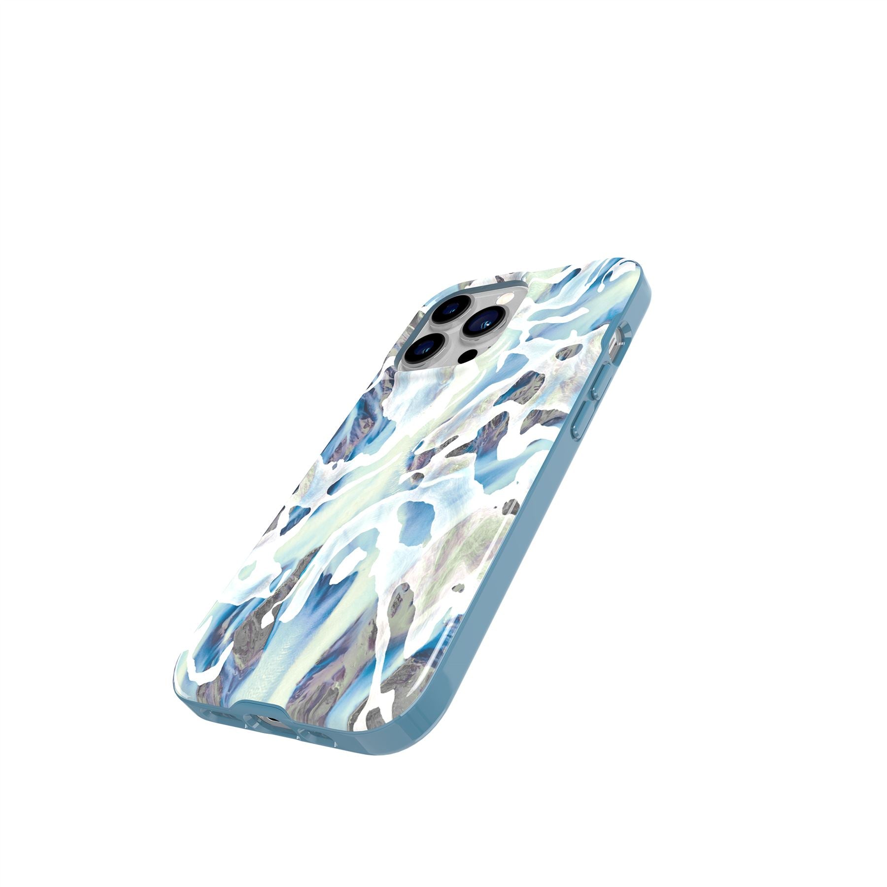 Tech21 EvoArt iPhone 13 Pro Handyhülle Frozen River Stoßschutz