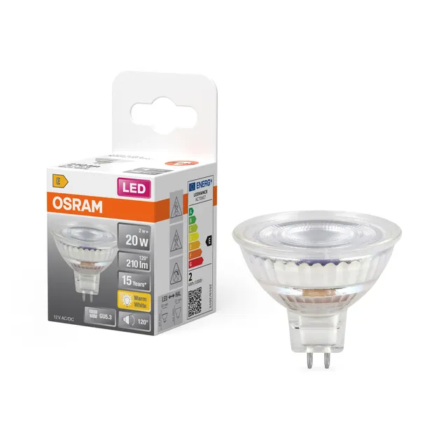 ams OSRAM SMART+ LED Spot MR16 2W GU5.3 warmweiß
