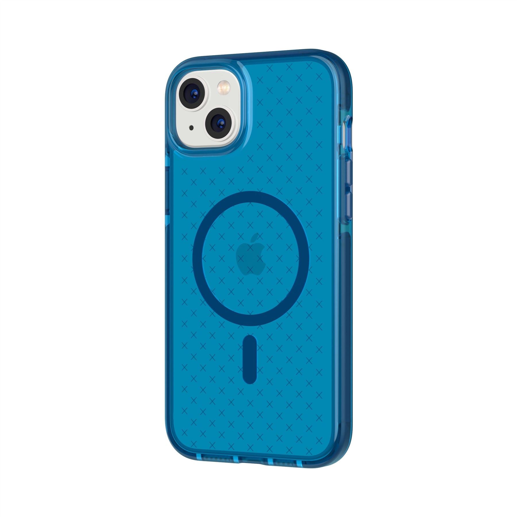 Tech21 EvoCheck iPhone 14 Plus Handyhülle Classic Blue MagSafe