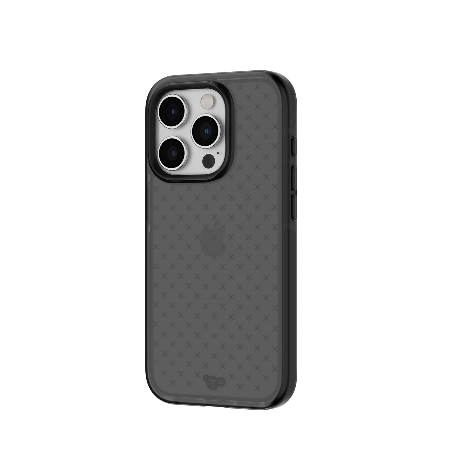 Tech21 Evo Check iPhone 15 Pro Hülle Smokey Black 16ft
