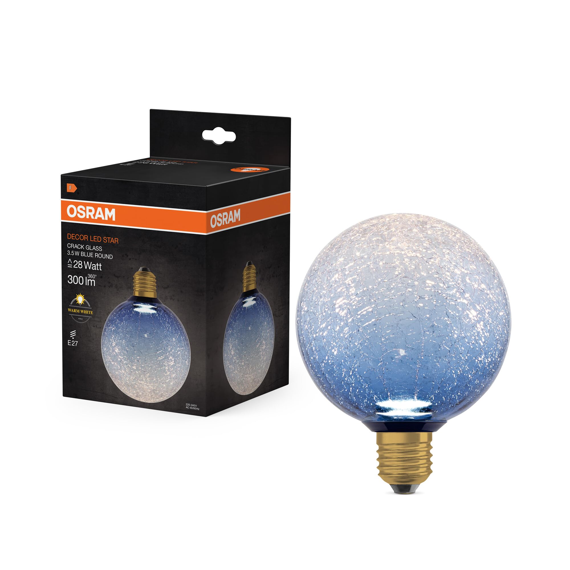 OSRAM DECOR Electro Glaslampe Large gold E27 2700K
