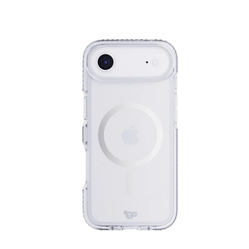 Tech21 EvoCrystal iPhone Air Hülle MagSafe Silber 4,9m
