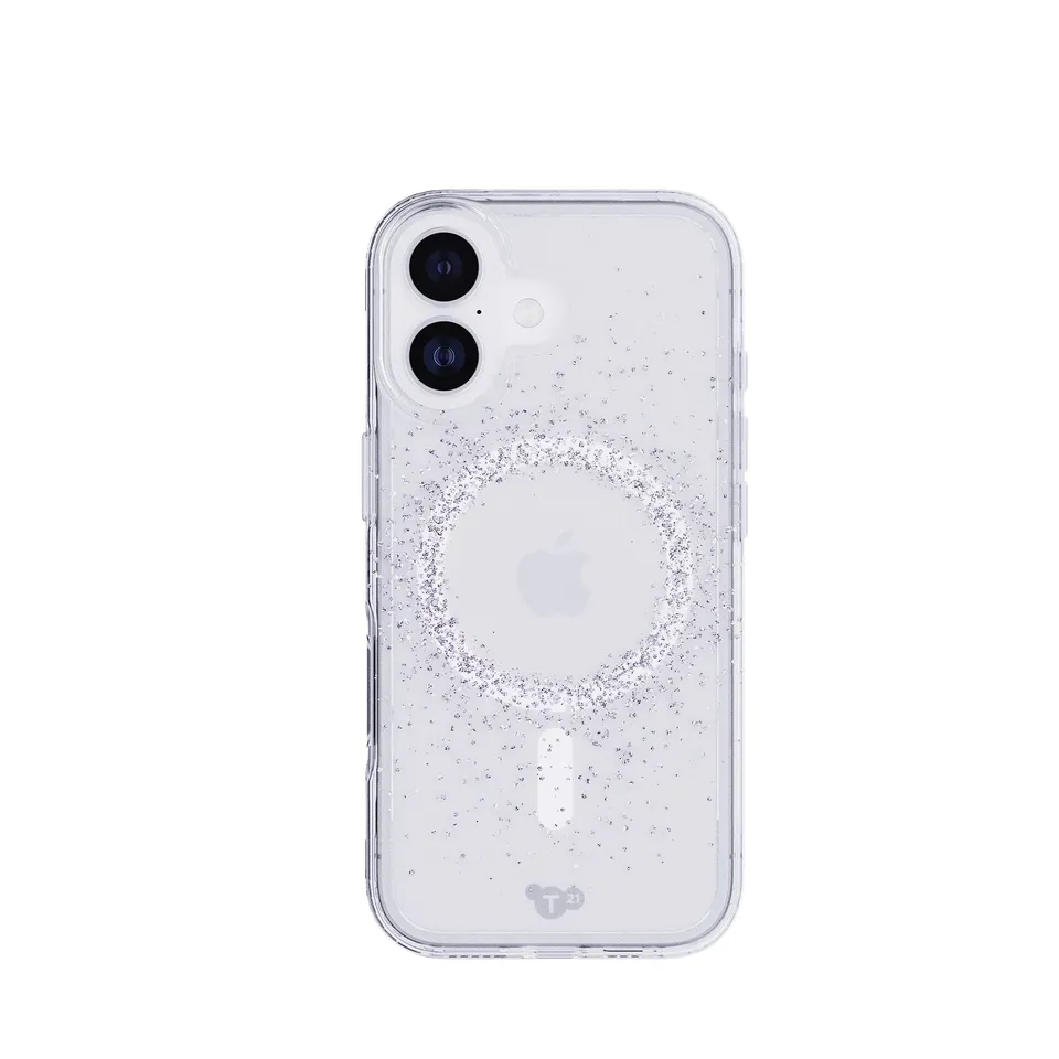 Tech21 EvoSparkle iPhone 17 Handyhülle Focus Glitzer MagSafe