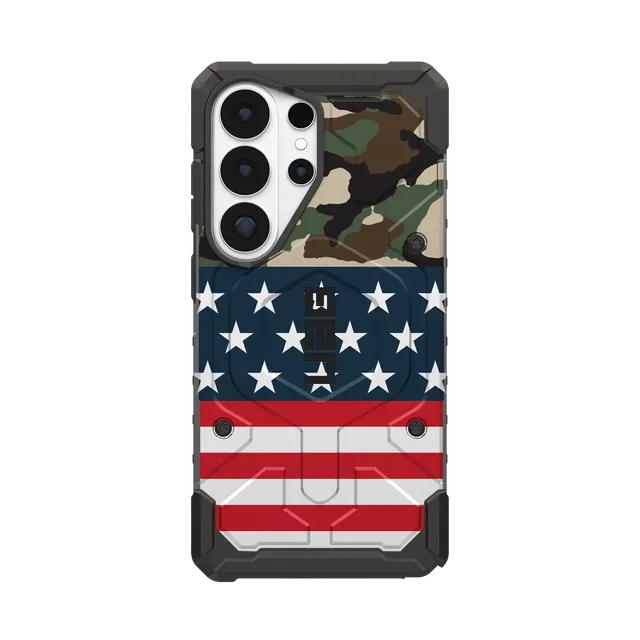 UAG Pathfinder Galaxy S26 Ultra Handyhülle Flag Camo stoßfest