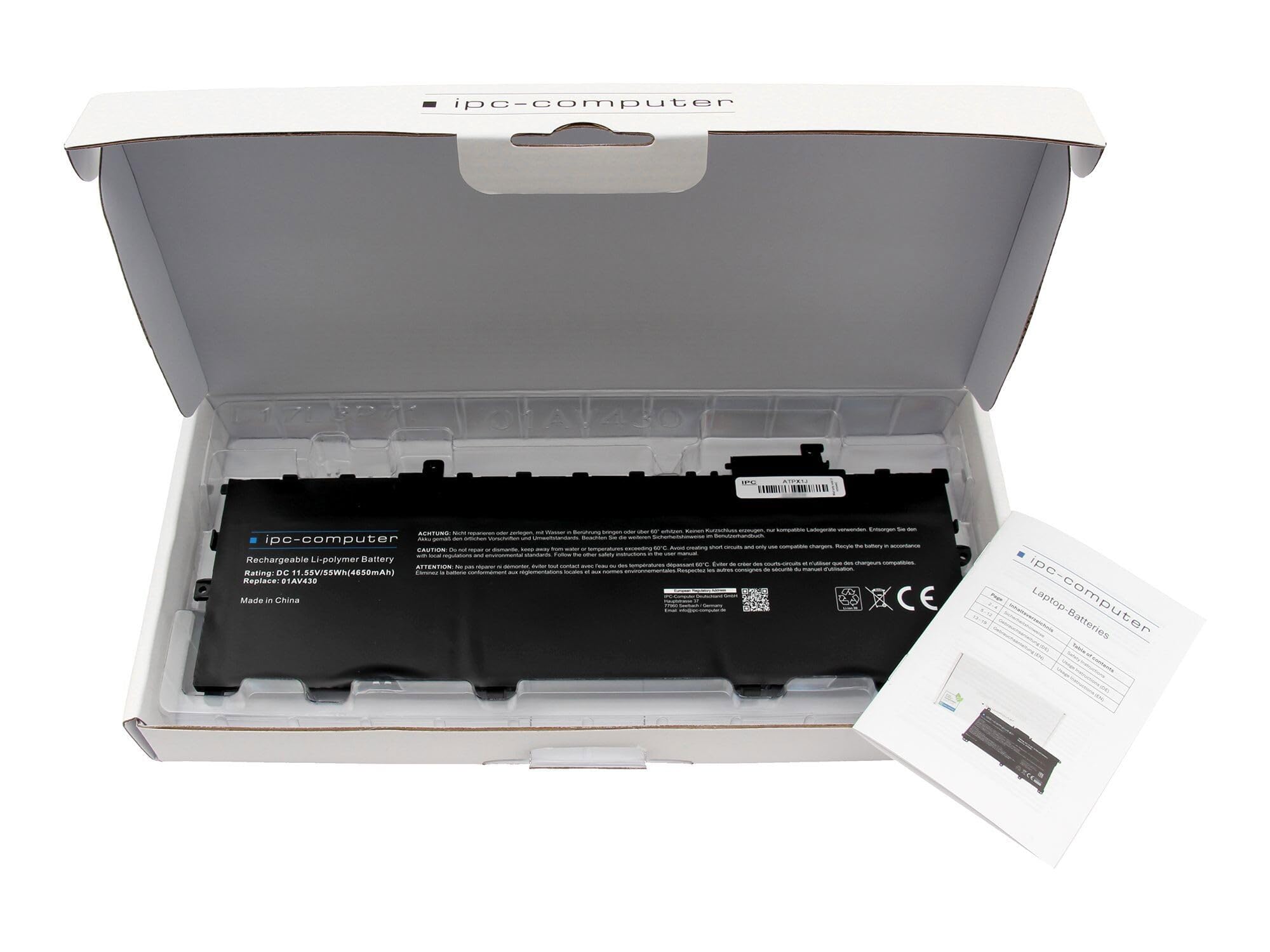 IPC-Computer 01AV429 Laptop Akku 55Wh für ThinkPad