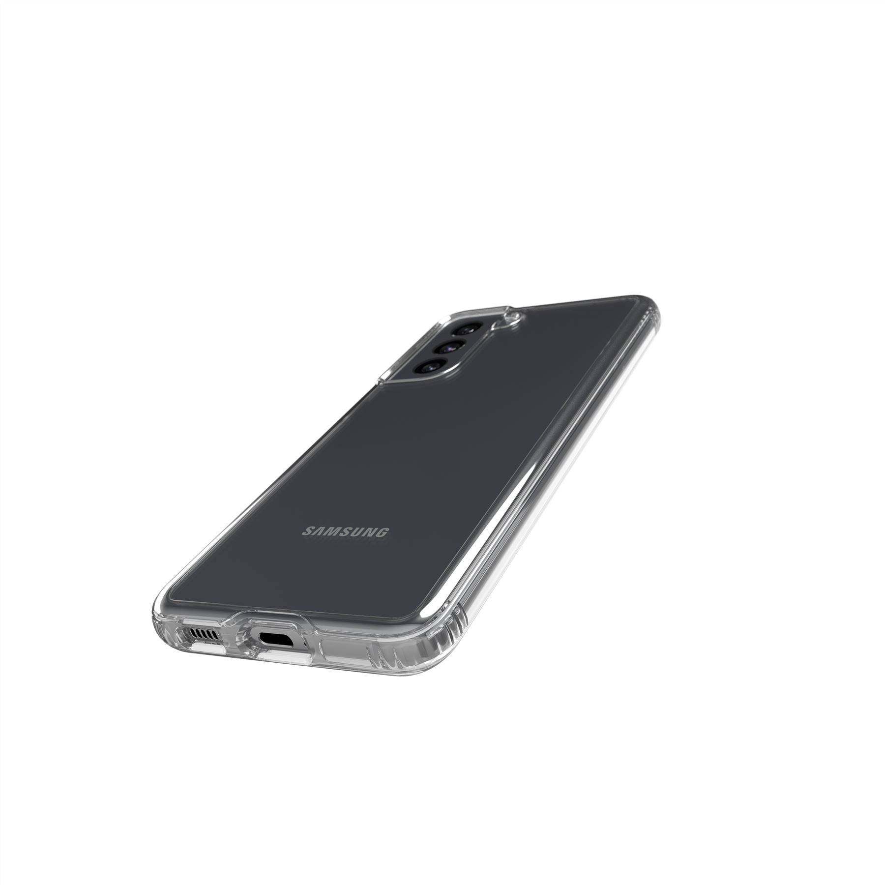 Tech21 EvoClear Samsung Galaxy S21 5G Hülle Transparent 3m