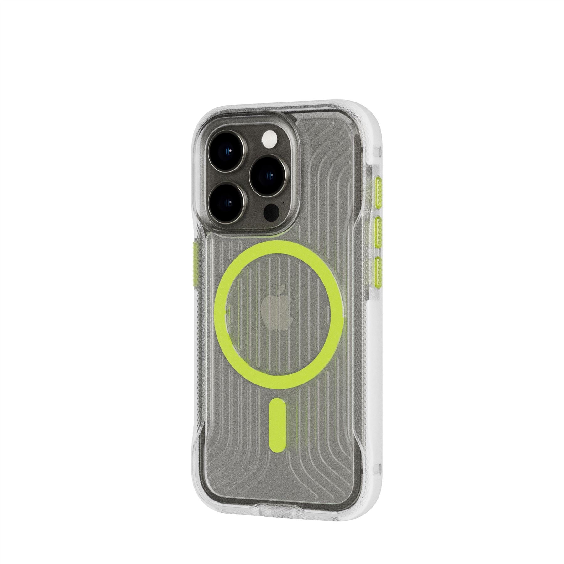 Tech21 FlexPro iPhone 15 Pro Handyhülle Clear Glow in the Dark