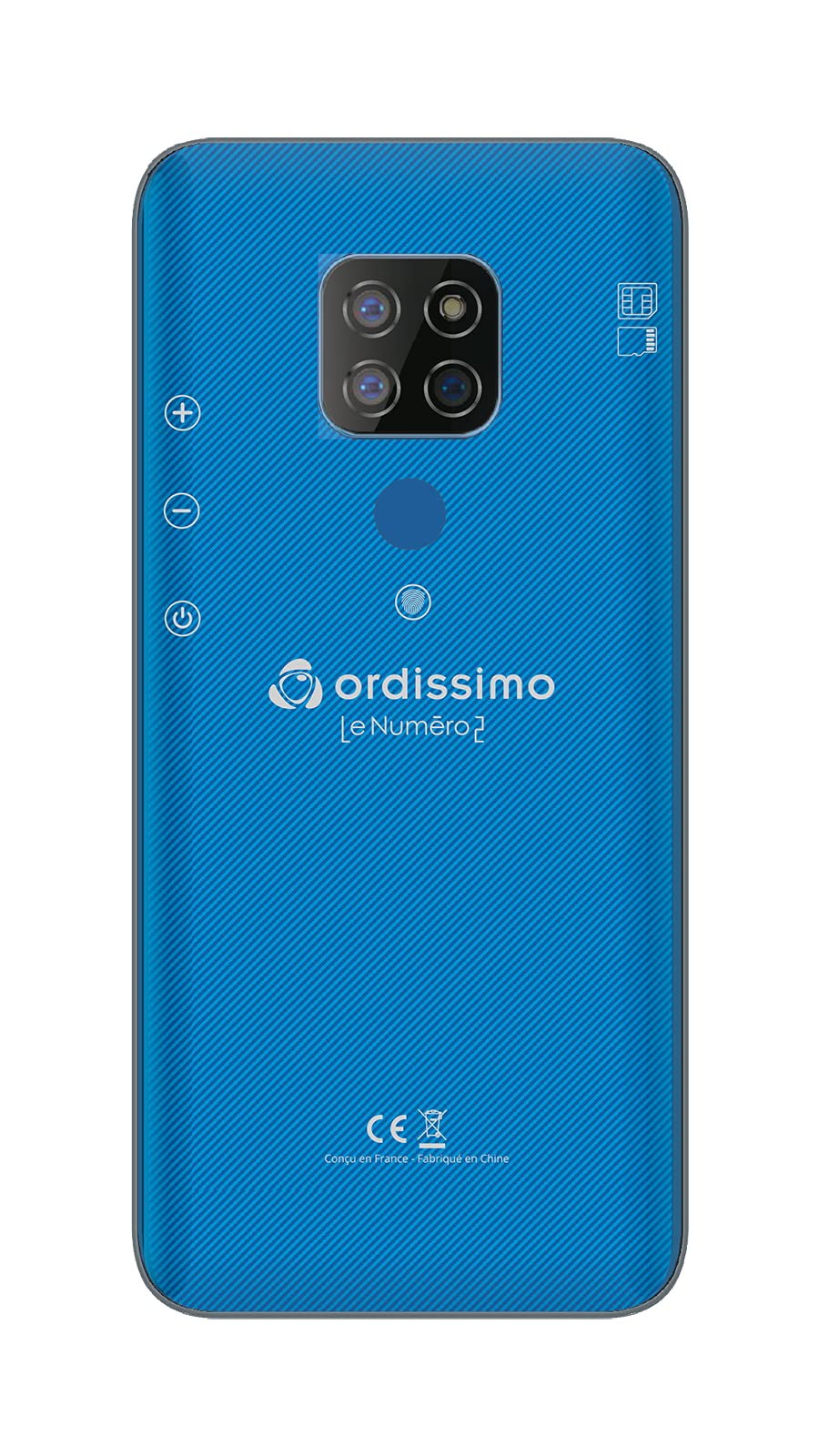 Ordissimo LeNumero2 Senioren-Smartphone 6,3 Zoll blau