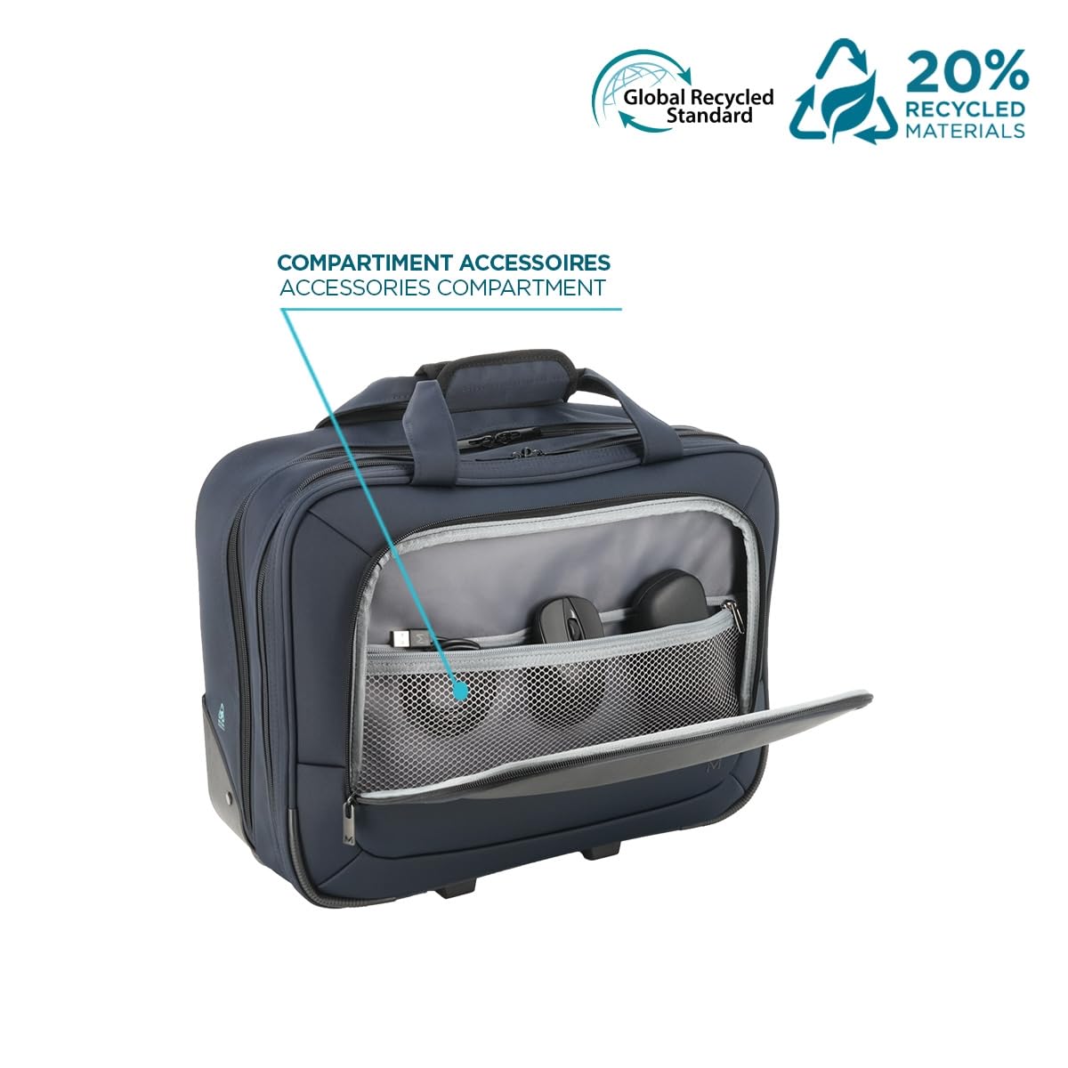 Mobilis Laptop Bags Rolltasche 14-17 Zoll Nylon Handgepäck