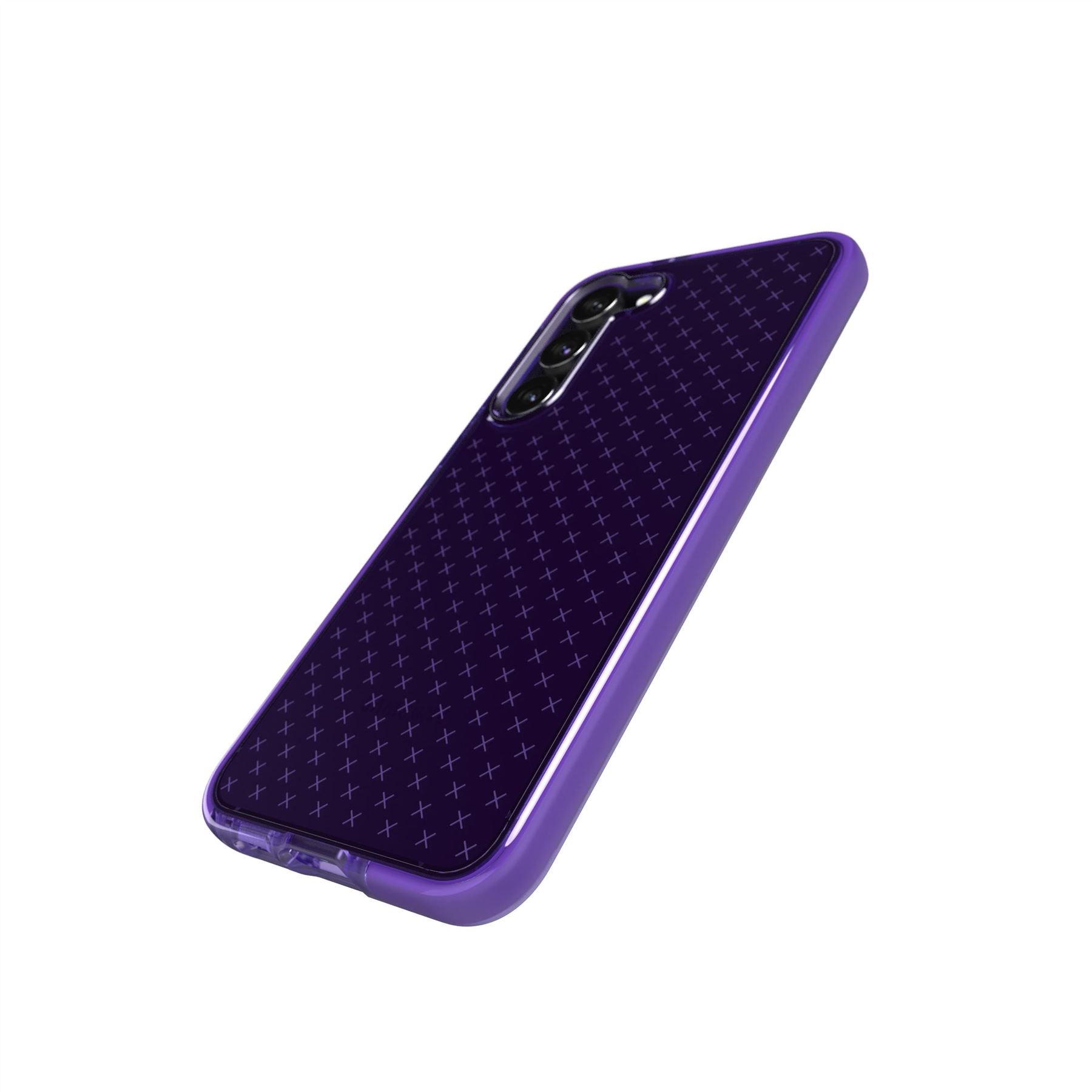 Tech21 EvoCheck Galaxy S23+ Hülle Digi Purple 16ft Schutz