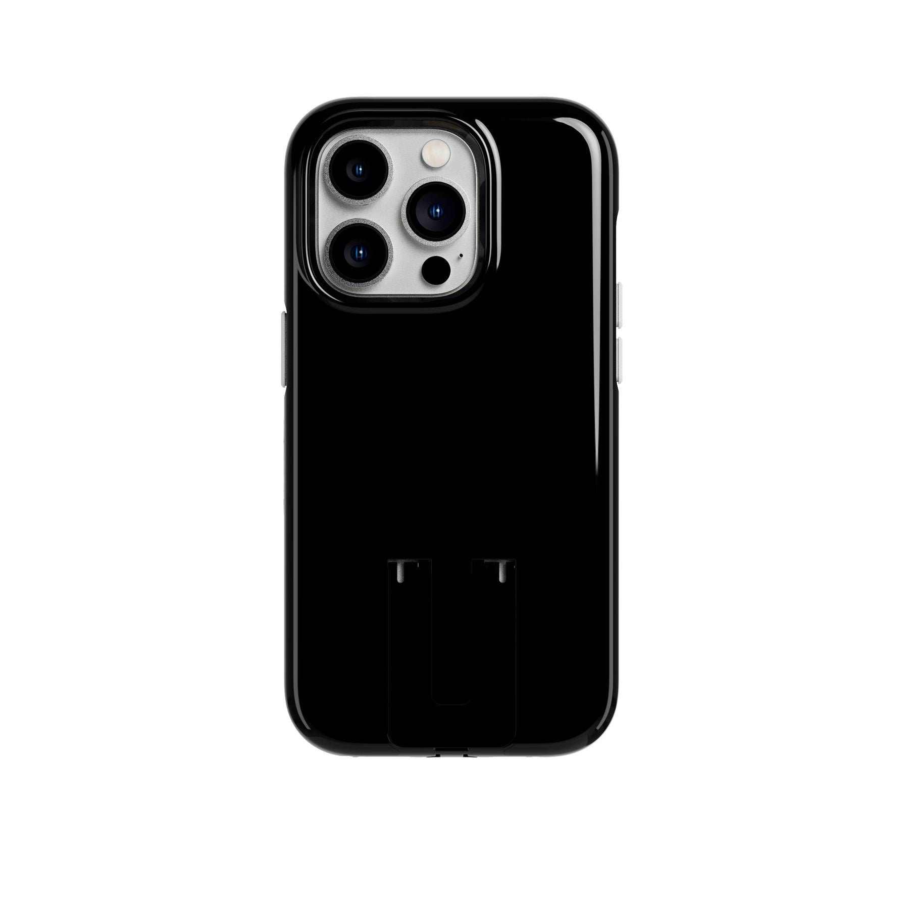 Tech21 EvoCrystal Kick iPhone 14 Pro Hülle Obsidian Black MagSafe