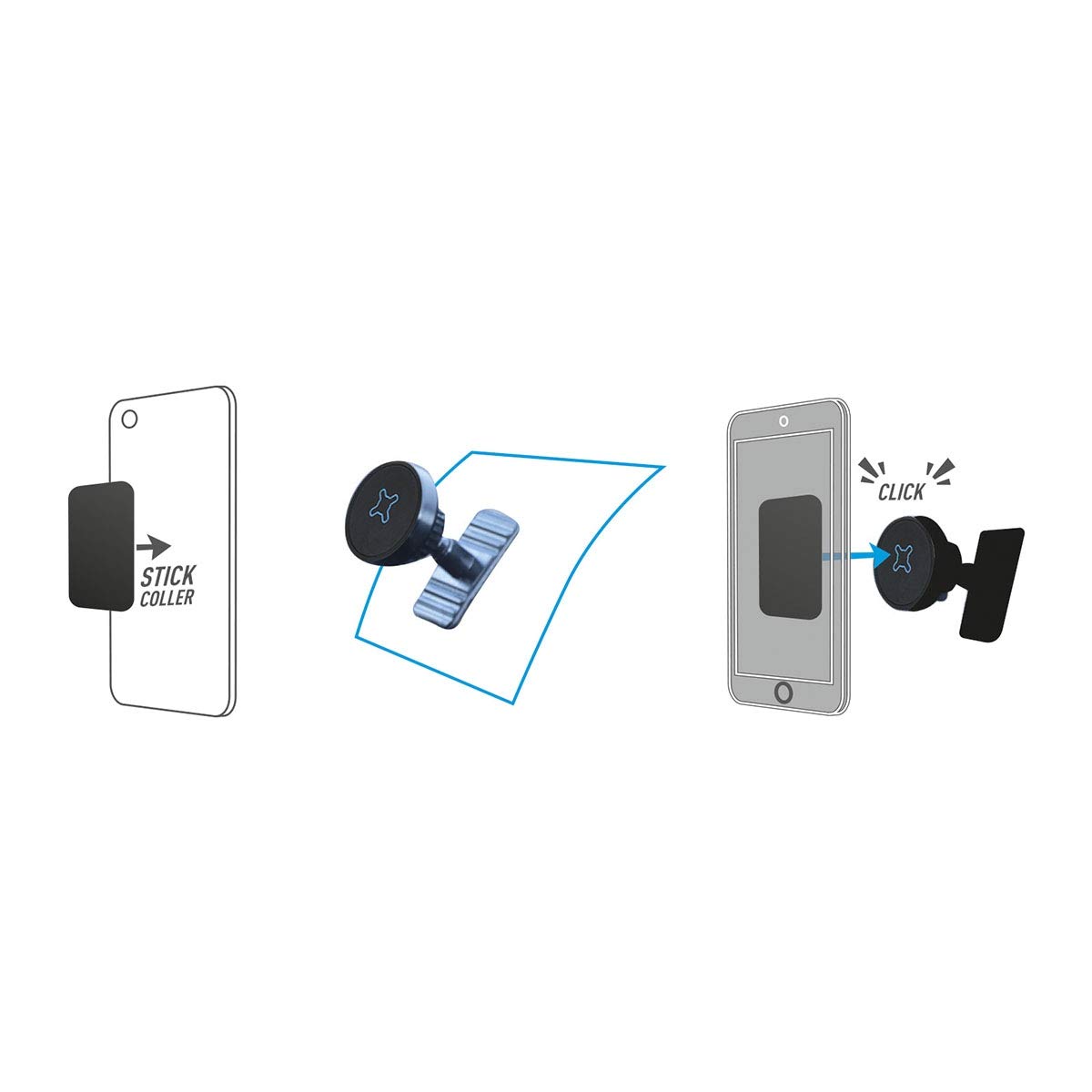 Mobilis U.Fix Mini Autohalter Handy universell drehbar