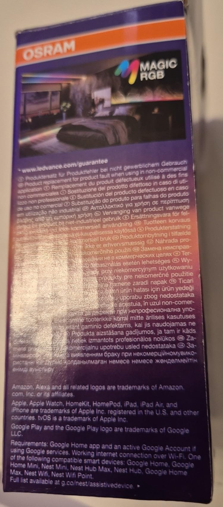 ams OSRAM SMART+ Wifi Flex LED-Streifen 3m RGB dimmbar