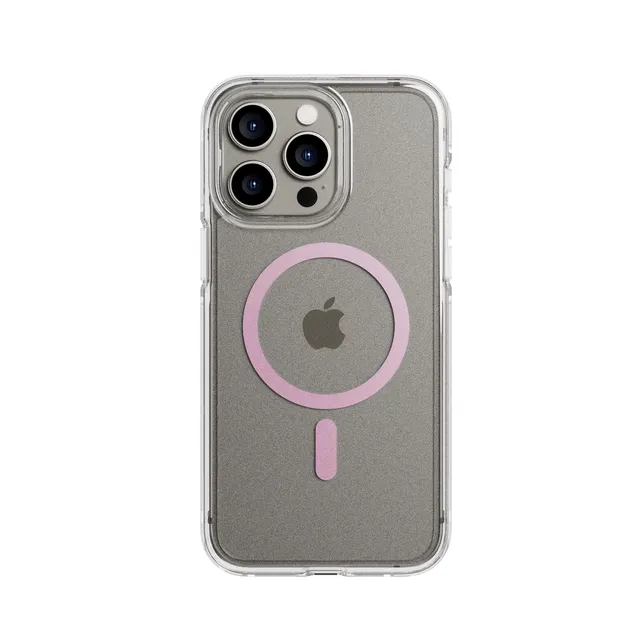 Tech21 FlexQuartz iPhone 15 Pro Max Handyhülle Pink MagSafe