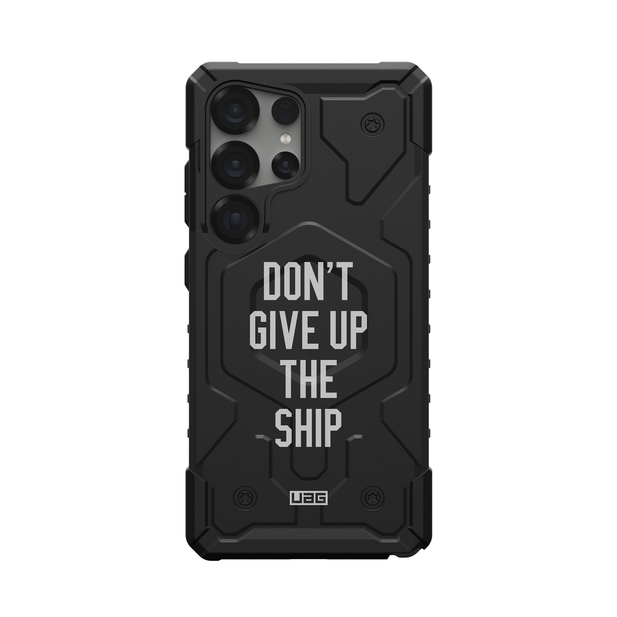 UAG Pathfinder Galaxy S26 Ultra Handyhülle Don't Give Up Ship