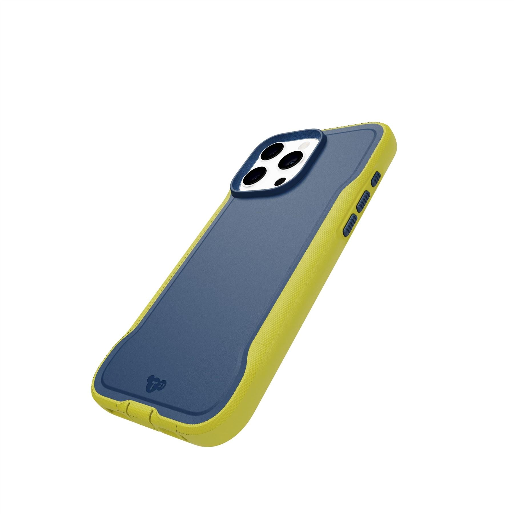 Tech21 EvoPro iPhone 16 Pro Max Handyhülle Navy Yellow MagSafe