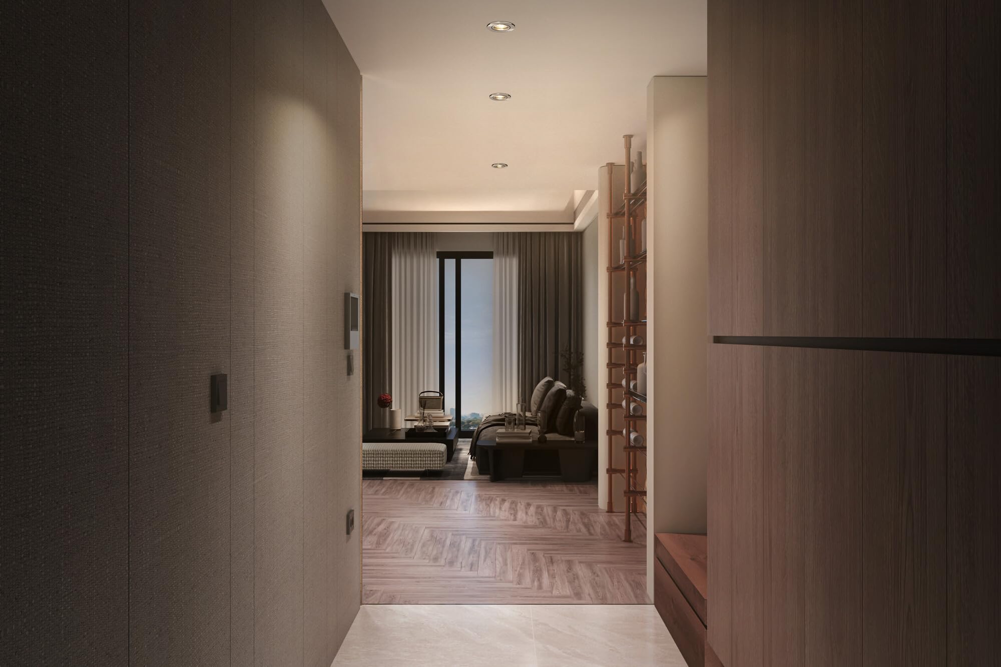 ams OSRAM SMART+ GU10 Einbauspot Satin Nickel RGBW