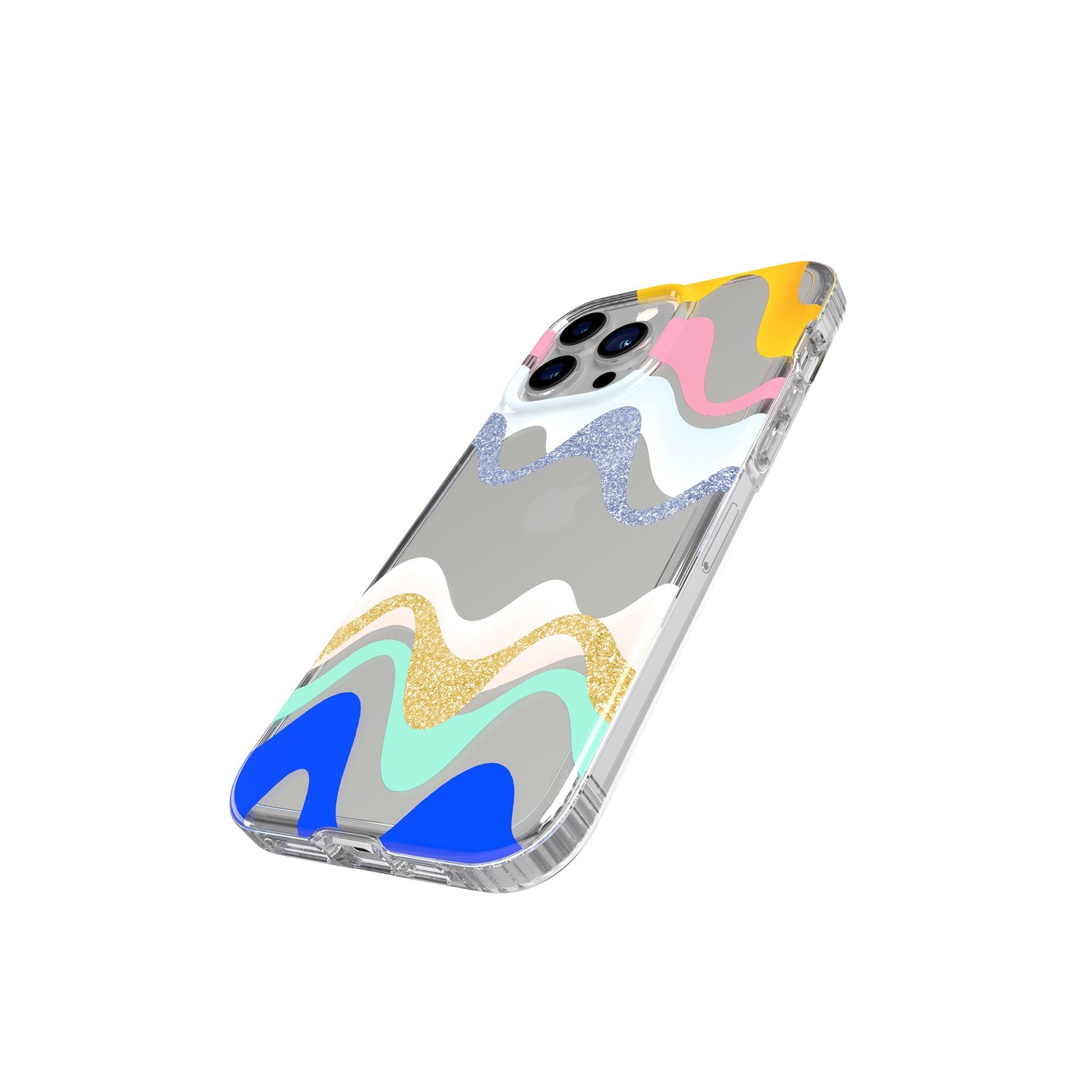 Tech21 EvoArt iPhone 13 Pro Max Hülle Wiggle Muster