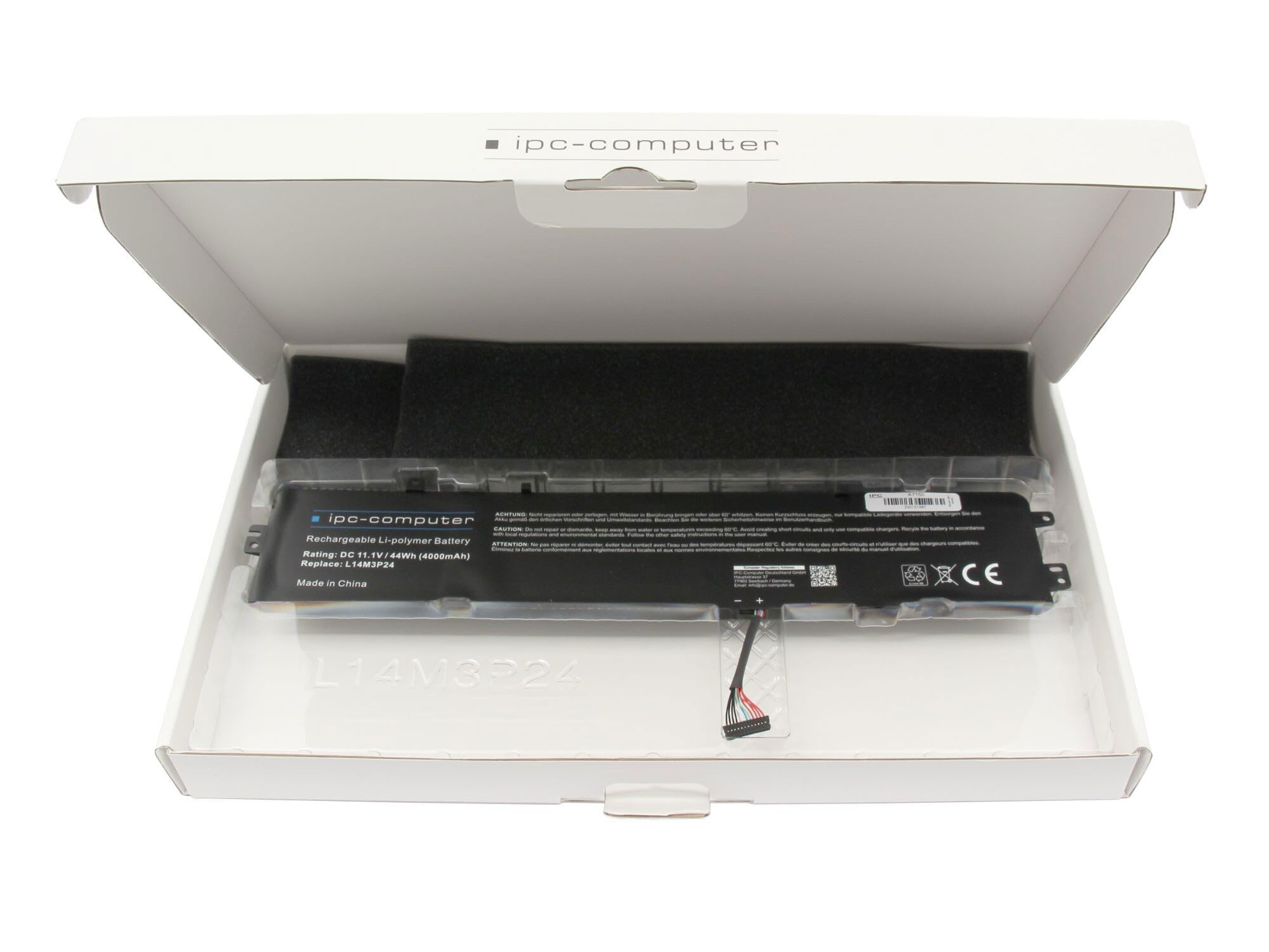 IPC-Computer L14M3P24 Laptop Akku 44Wh schwarz für Lenovo