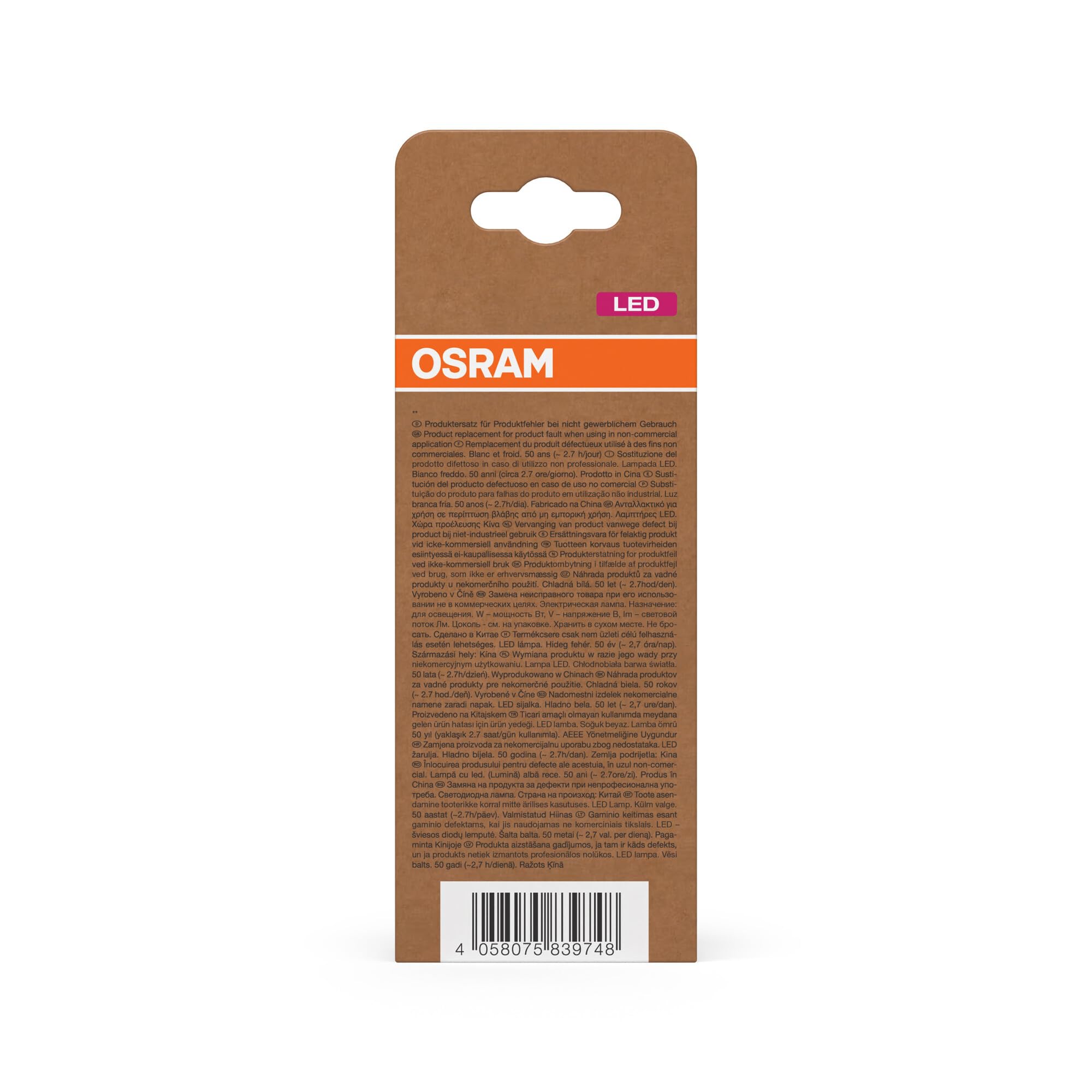 ams OSRAM SMART+ Edison 40 LED E27 klar Filament