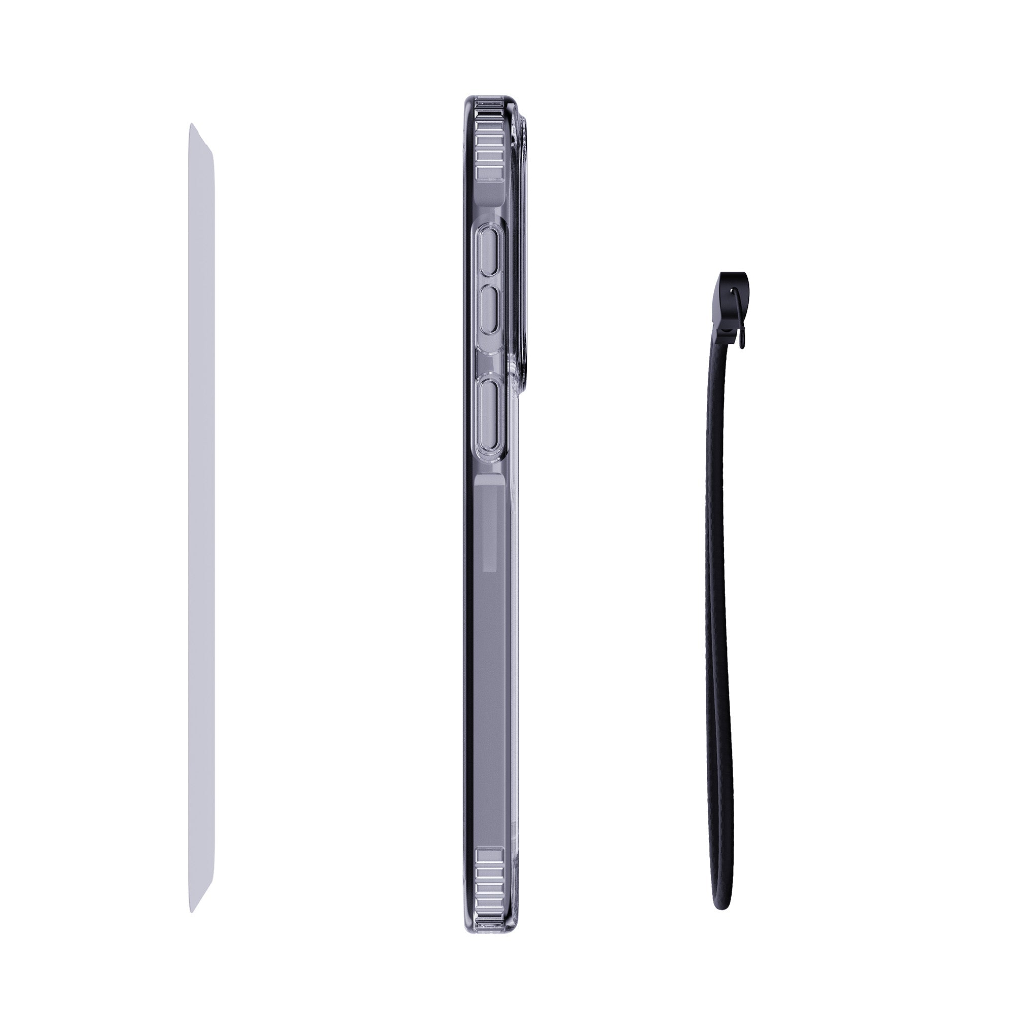 Tech21 EvoLite Clear Galaxy A36 Hülle Bundle Glas Lanyard 3m Schutz