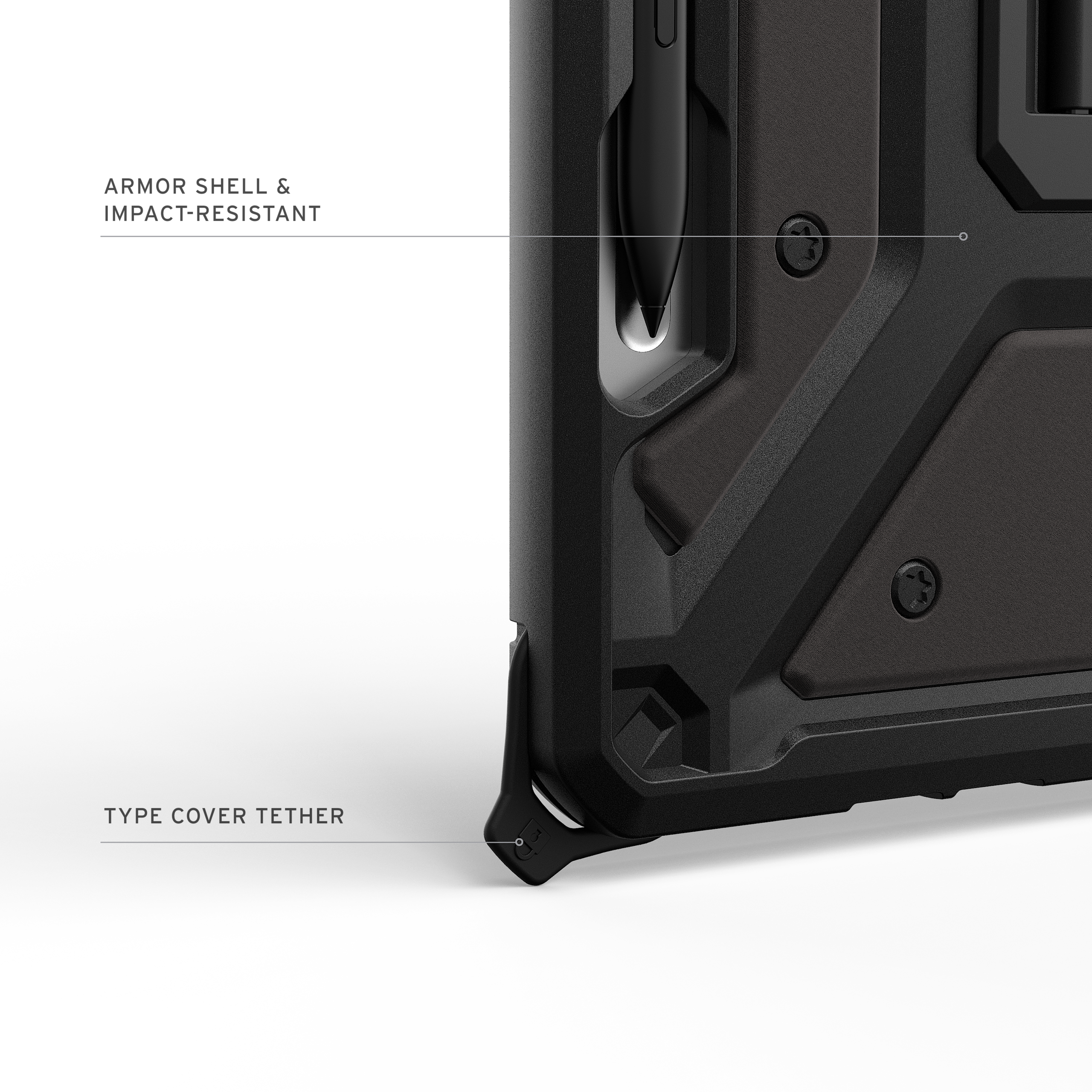 UAG Metropolis SE Surface Pro 12" Hülle 1st Edition Ständer