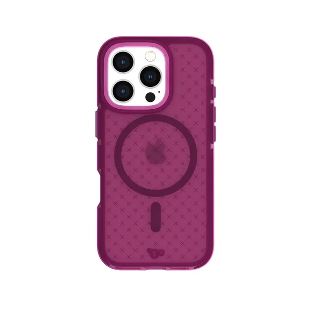 Tech21 EvoCheck iPhone 16 Pro Handyhülle Plum MagSafe 4,9 m